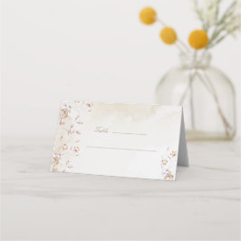 Boho Blommig Bröllopsplatskort Placeringskort