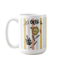 Boho Blommig Det är Okej att Vara Annorlunda