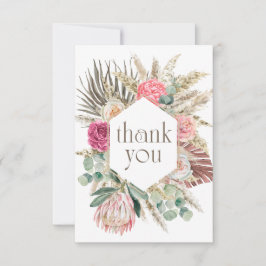 Boho blommig dusch tackkort tack kort