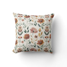 Boho Blommig Geometri – Jordnära Vildblommamönster