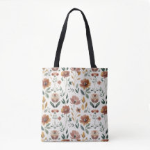 Boho Blommig Geometri – Jordnära Vildblommiga Möns