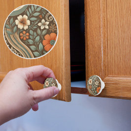 Boho Blommig Knopp