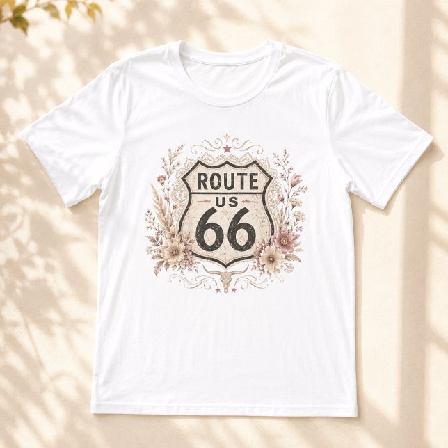 Boho Blommig Mother Road Kläder T Shirt (Skapare uppladdad)