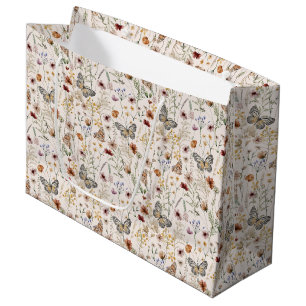Boho Blommig Presentpåse