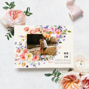 Boho Blommig   Vildblommofoto Spara Datum Datumet