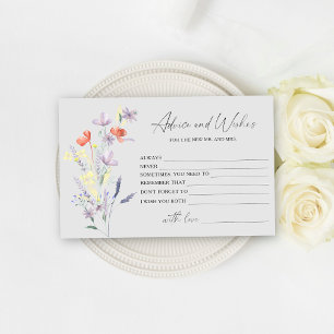 Boho Blommigt Adress och önskemål möhippa Brevpapper