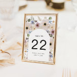 Boho Blommigt Arch Bröllop Bordsnummer<br><div class="desc">Chic,  modern och perfekt för vår och sommar-bröllop. Det här bordsnumret i bröllop har fantastiska,  handmålade blommigtar med chic av vattenfärg i skuggor av kräm,  elfenben,  sage grönt,  burgundy och dammblått som är placerade runt en trendig boho-båge. Hitta ytterligare produkter i Modern Boho Chic Blommigt Bröllop Collection.</div>