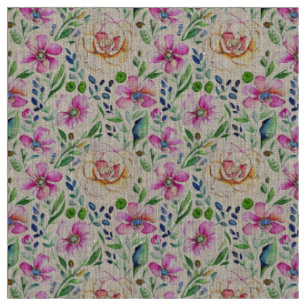 Boho Blommigt Art nouveau Vintage Elegance Tyg
