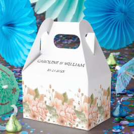 Boho Blommigt Bröllop Presentaskar