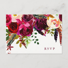 Boho Blommigt | Bröllop svar