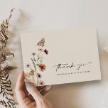 Boho Blommigt Bröllop Tack Kort<br><div class="desc">Boho Blommigt Bröllop tackar dig. Den här snyggten och elegant bröllop är ett tack för att du har ett kort med fantastiska,  handmålade vilda blommor med vattenfärg som ordnats som en underbar bouquet-perfekt för vår,  sommar eller fallbröllop. Sök efter matchande objekt i samlingen Boho Wildblomma Bröllop.</div>