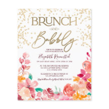 Boho blommigt brunch bubLY möhippa budget