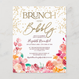 Boho blommigt brunch bubLY möhippa budget