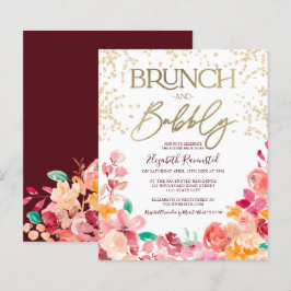 Boho blommigt brunch bubLY möhippa budget