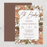 Boho Blommigt Cotton | Behållare för torkat gräs
