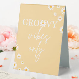 Boho Blommigt Daisy Groovy Birthday Groovy Vibes