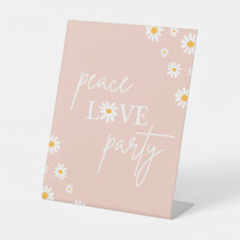 Boho Blommigt Daisy Groovy Birthday Peace Kärlek P