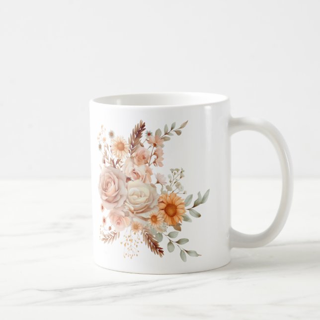 Boho Blommigt Dream Mugg - Sip i Stil (Höger)