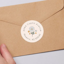 Boho Blommigt Earth Tones Möhippa Adress