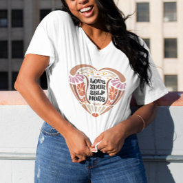 Boho Blommigt inspiration, citat T Shirt