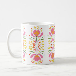 Boho Blommigt Kaffemugg