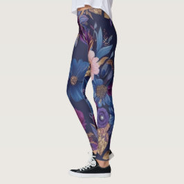 Boho Blommigt Leggings