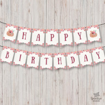 Boho Blommigt Little Pumpkin Birthday Bunting Bann