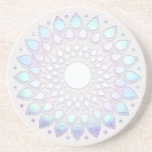 Boho Blommigt Lotus Mandala Underlägg<br><div class="desc">Unik konstnärlig design med faux foil lotus mandala. Underbar utformning för en energiarbetare,  en rådgivare för livbuss med mera.</div>