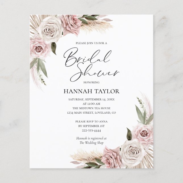 Boho Blommigt Möhippa (Framsida)