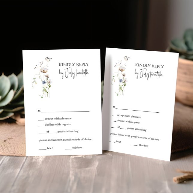 Boho Blommigt OSA kort - Minimalistisk botanik (Skapare uppladdad)