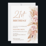 Boho Blommigt Pampas Grass 21:a födelsedagsinbjuda Inbjudningar<br><div class="desc">Boho Blommigt Pampas Grass 21:a födelsedagsinbjudan Tittar en bohemisk inspirerad 21:a födelsedagsinbjudan? Denna och naturliga toner inbjudningskort för möhippan har en blommigt arrangemang med pampasgräs på sidan. Observera att rubriken är en bild av typen faux ro guld inte ett teckensnitt så att den inte kan ändras utan kan tas bort....</div>