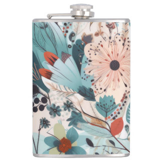 Boho Blommigt Print Fickplunta