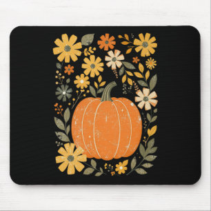 Boho Blommigt Pumpkin Thanksgiving Autumn Fall Vib Musmatta