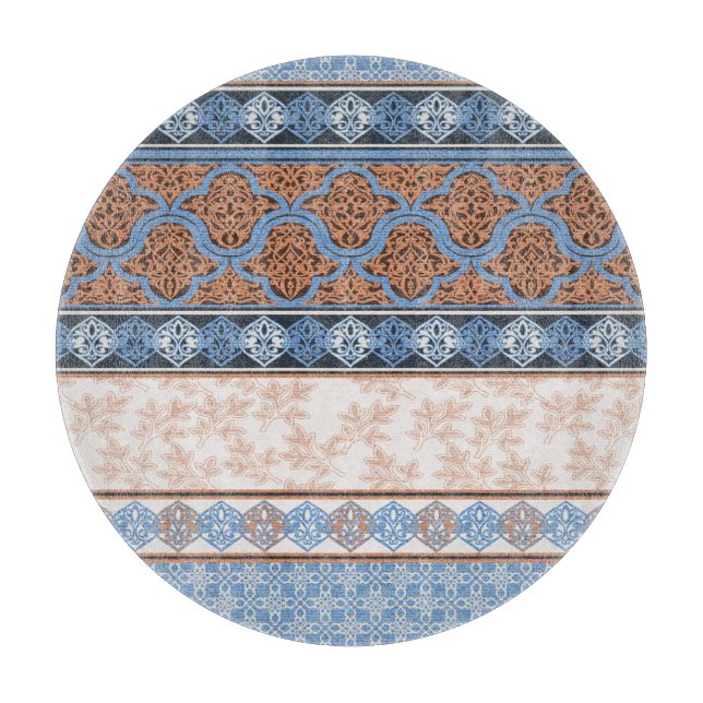 Boho Blommigt Rand: Etniskt sjölöst samlingsverk (Framsidan)