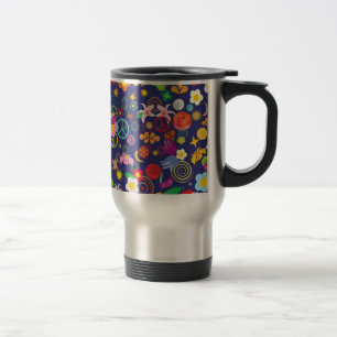 Boho blommigt resemugg