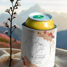 Boho Blommigt | Terracotta Bröllop spara datum