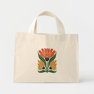 🌸 Boho Blommigt Tote Bag - Carry Nature's Beauty Mini Tygkasse