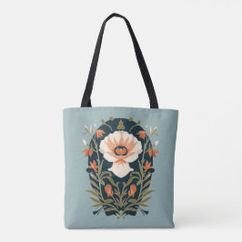 Boho Blommigt Tygkasse