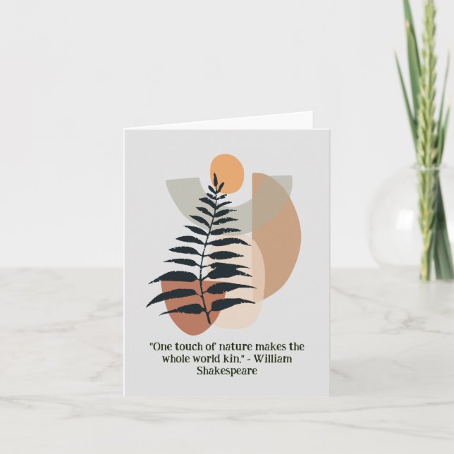 Boho Blommigt Watercolor Art Enthusiast Kort (Framsida)