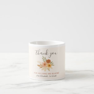 Boho Blommigt Watercolor Teacher Tack Espressomugg