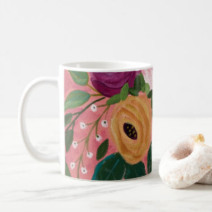 Boho-Blommigten Kaffemugg