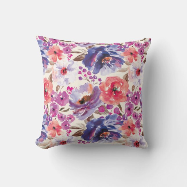 BoHo-Blommigtens Chic Kudde (Framsida)