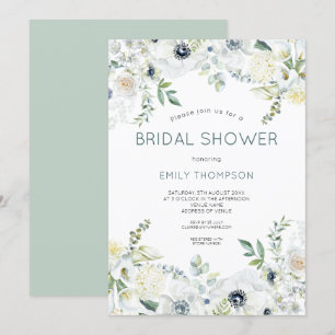 Boho Blommigts Eucalyptus Löv Möhippa Inbjudningar