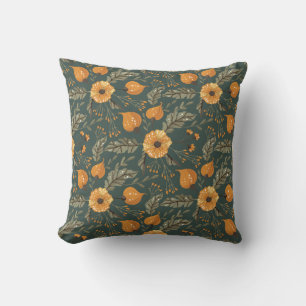 Boho Blommönster Kudde