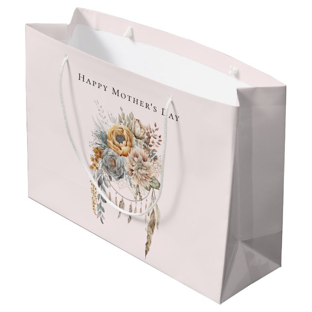 Boho blommor och drömmfångare - Mors dag (Baksidan Vinklad)