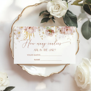 Boho-blommor vet hur många kardkort tilläggskort