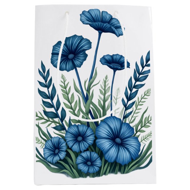 Boho blomsterpresentväska för vardagliga tillfälle (Framsidan)