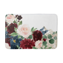 Boho Bloom | Elegant Red och  Shimmer Mönster