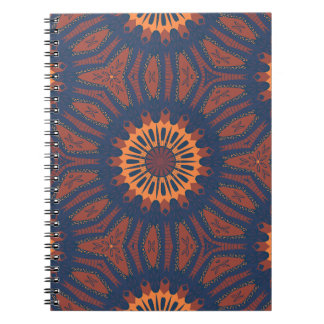 Boho Bloom Mandala Mönster Anteckningsbok
