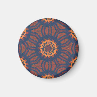 Boho Bloom Mandala Mönster Magnet